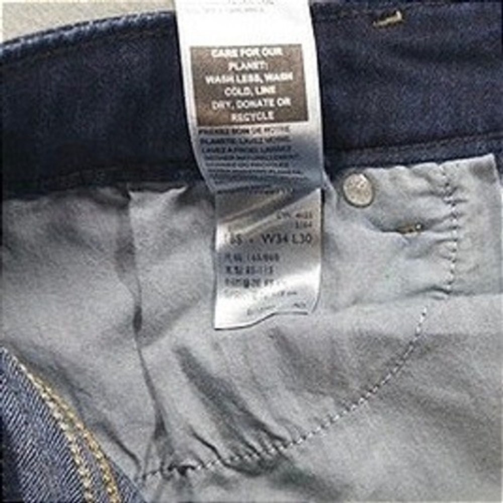 Signature Levi Strauss Bootcut Jeans Womens 16 Dark Wash Mid Rise Stretch Casual - Picture 13 of 14